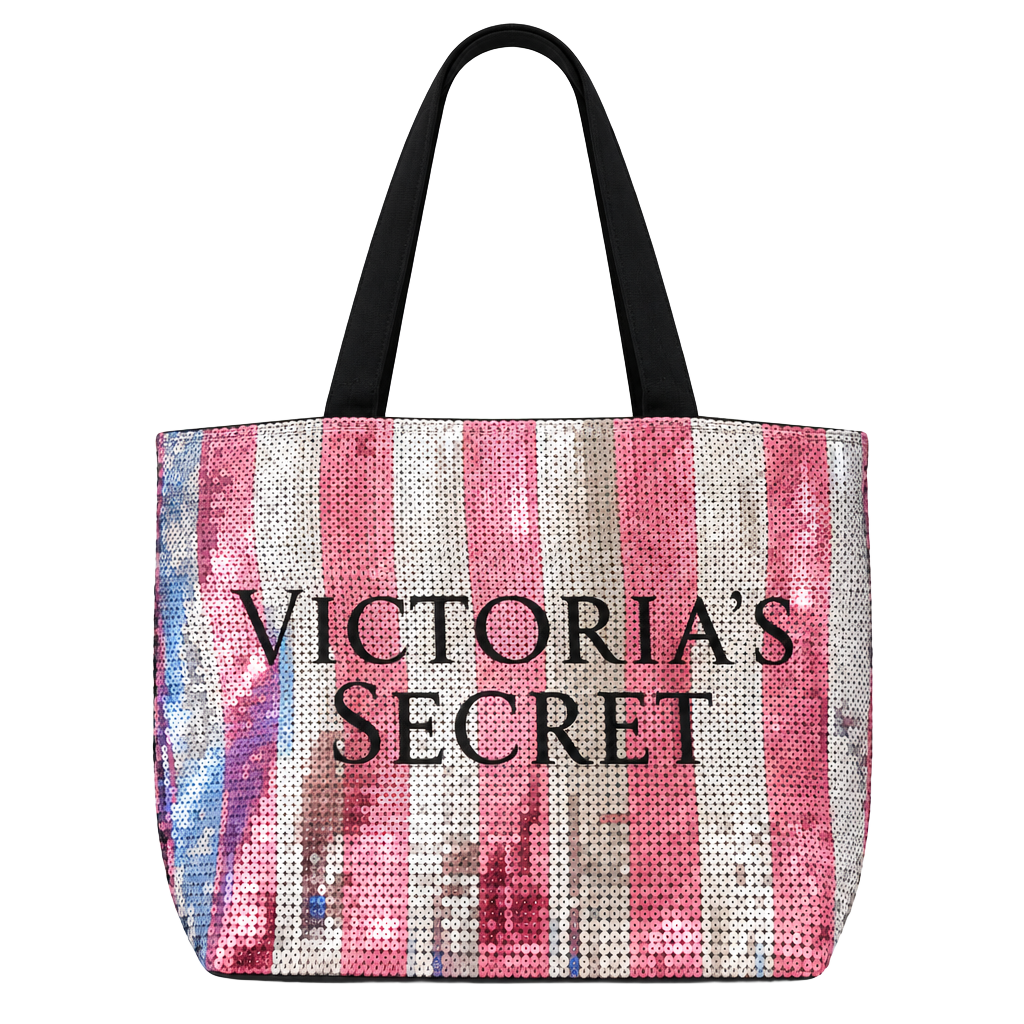 Victoria's Secret Pink Sequin Tote Bag 1