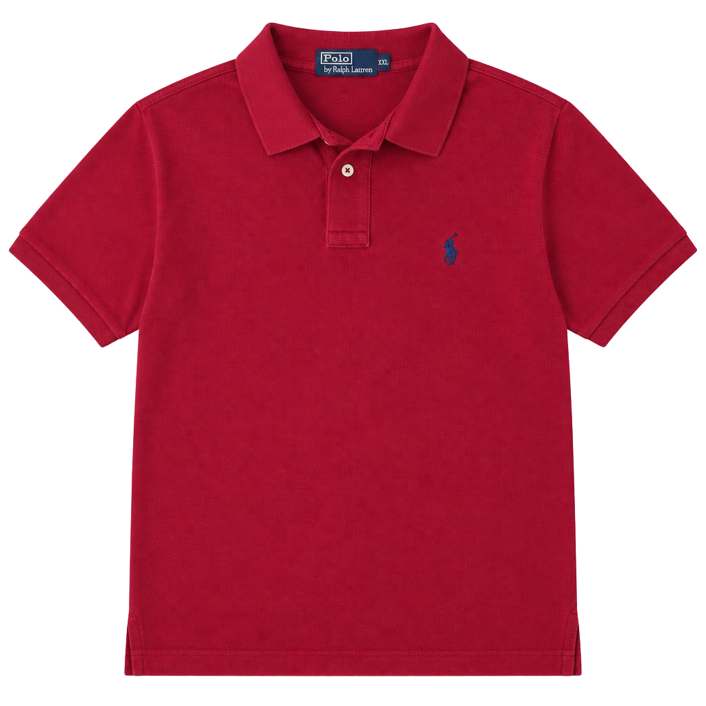 Polo Ralph Lauren Long Sleeve Polo Size XXL Burgundy Cotton 1