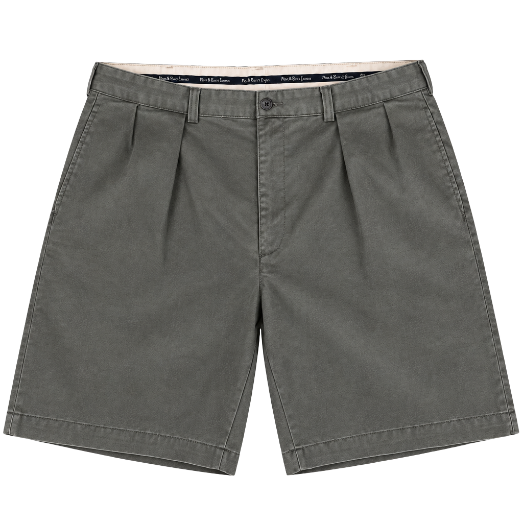 Polo Ralph Lauren Chino Shorts Olive Green Pleated 1
