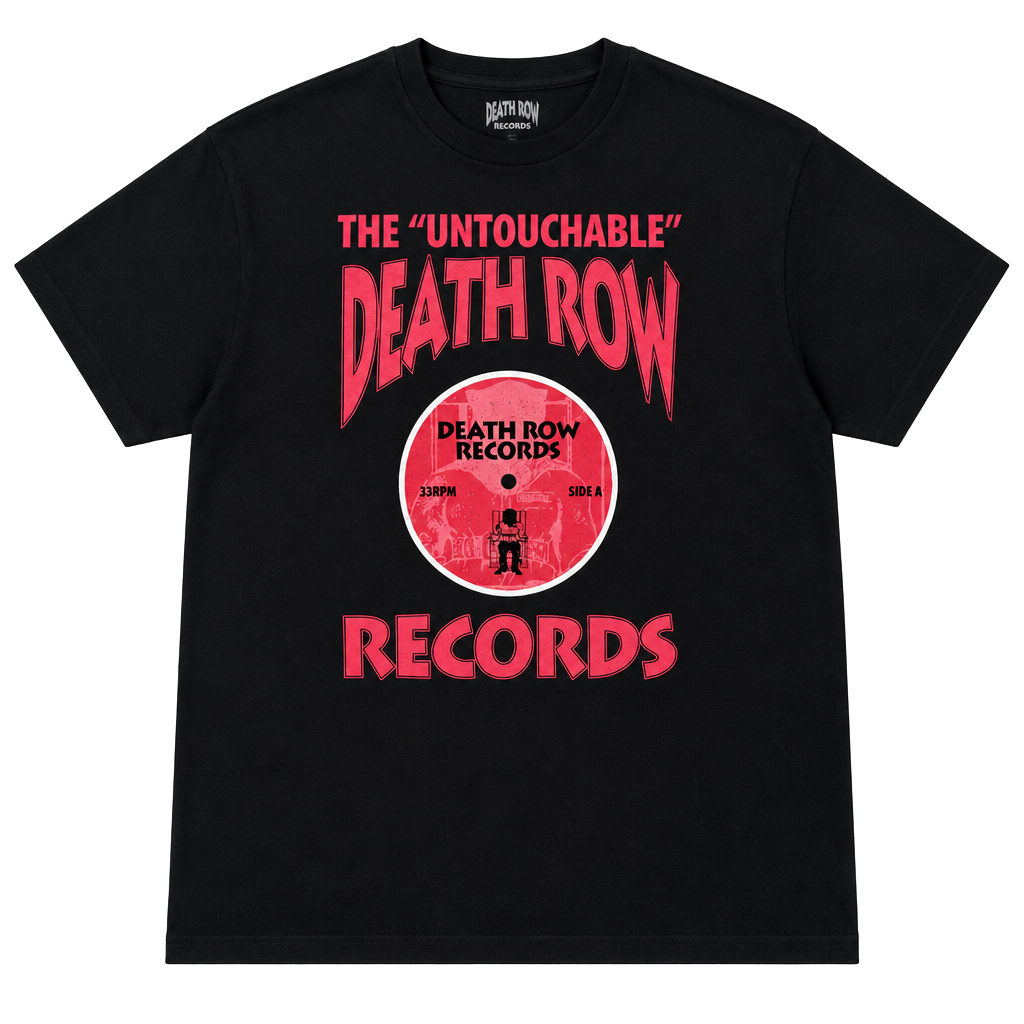 Death Row Records The Untouchable Graphic Tee Size XL Black 1