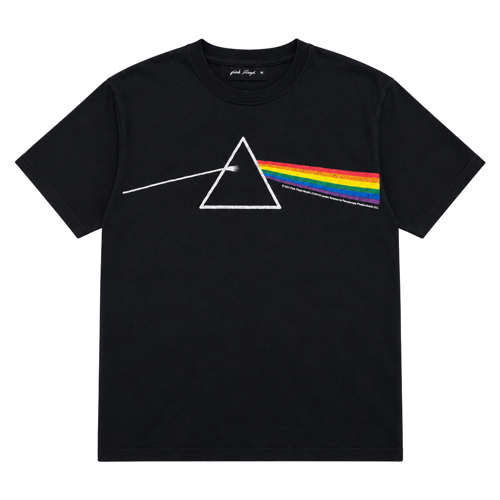 Pink Floyd Dark Side Of The Moon T-Shirt Size M Black Graphic Tee 1