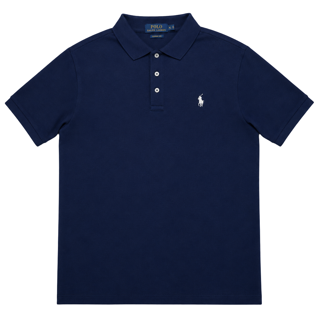 Polo Ralph Lauren Stretch Mesh Polo Size XLT Navy Blue New with Tags 1