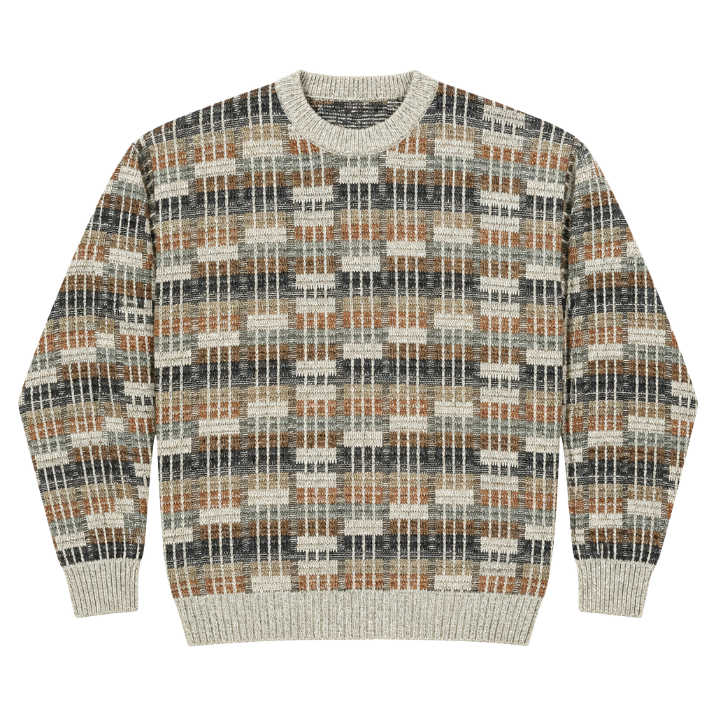 Geoffrey Beene Classics Sweater Size M Geometric Pattern 1