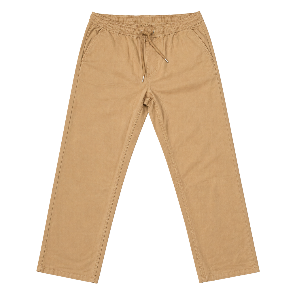 Brixton Broadway Elastic Waist Relaxed Pant Size M Washed Copper 1