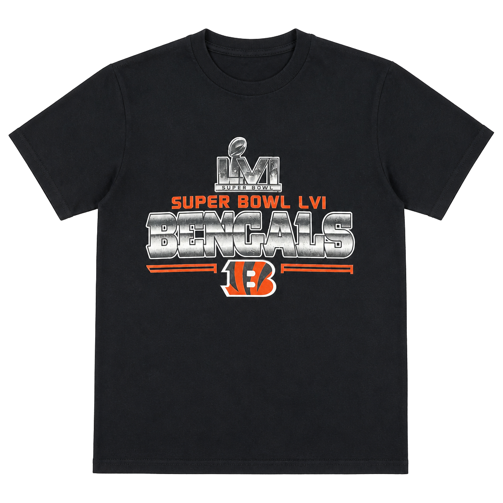 Gildan Cincinnati Bengals Super Bowl LVI Graphic T-Shirt 1