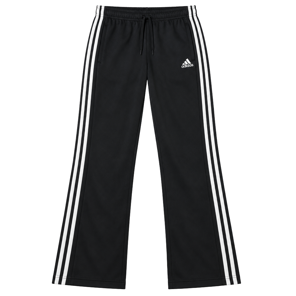 Adidas Primegreen Track Pants Size M Black 3-Stripe Ankle Zip 1
