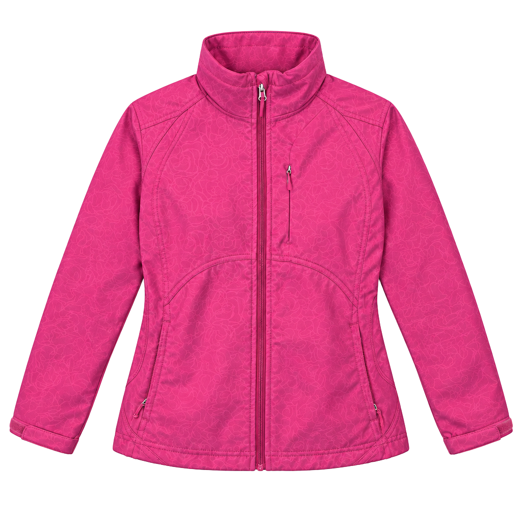 Double Diamond Fleece Jacket Size S/CH Purple 1