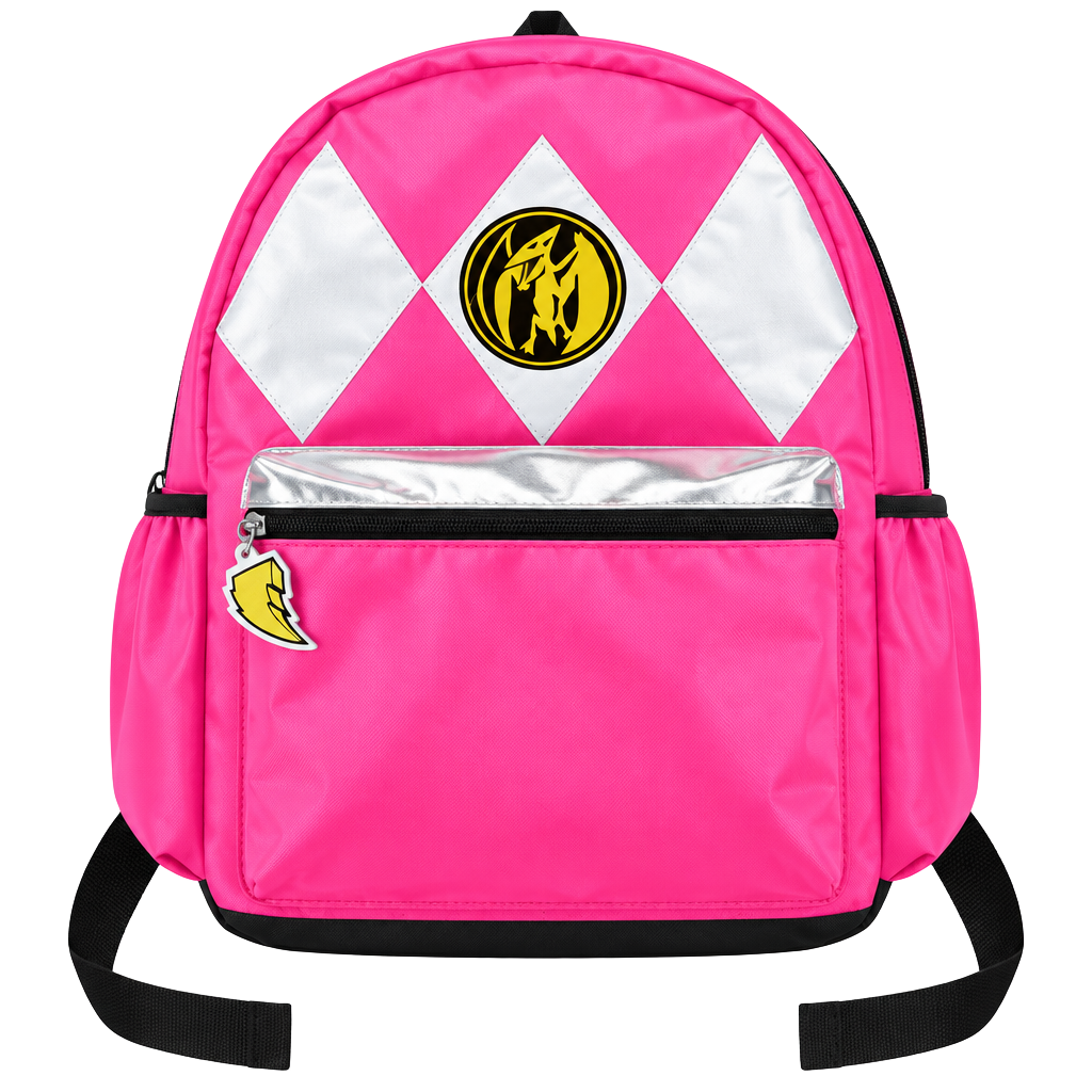 Power Rangers Pink Ranger Mini Backpack Pink White 1