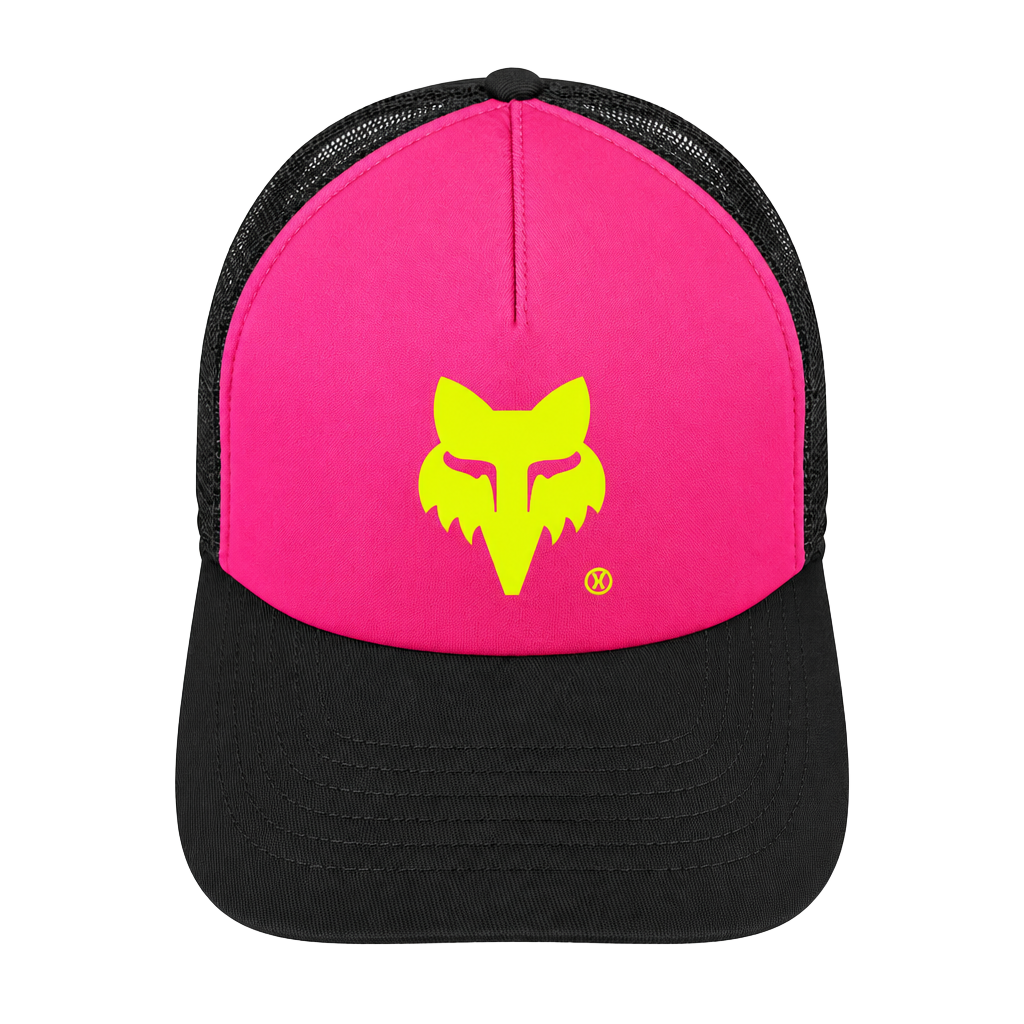 Fox Racing Vision Snapback Trucker Hat Pink Purple 1