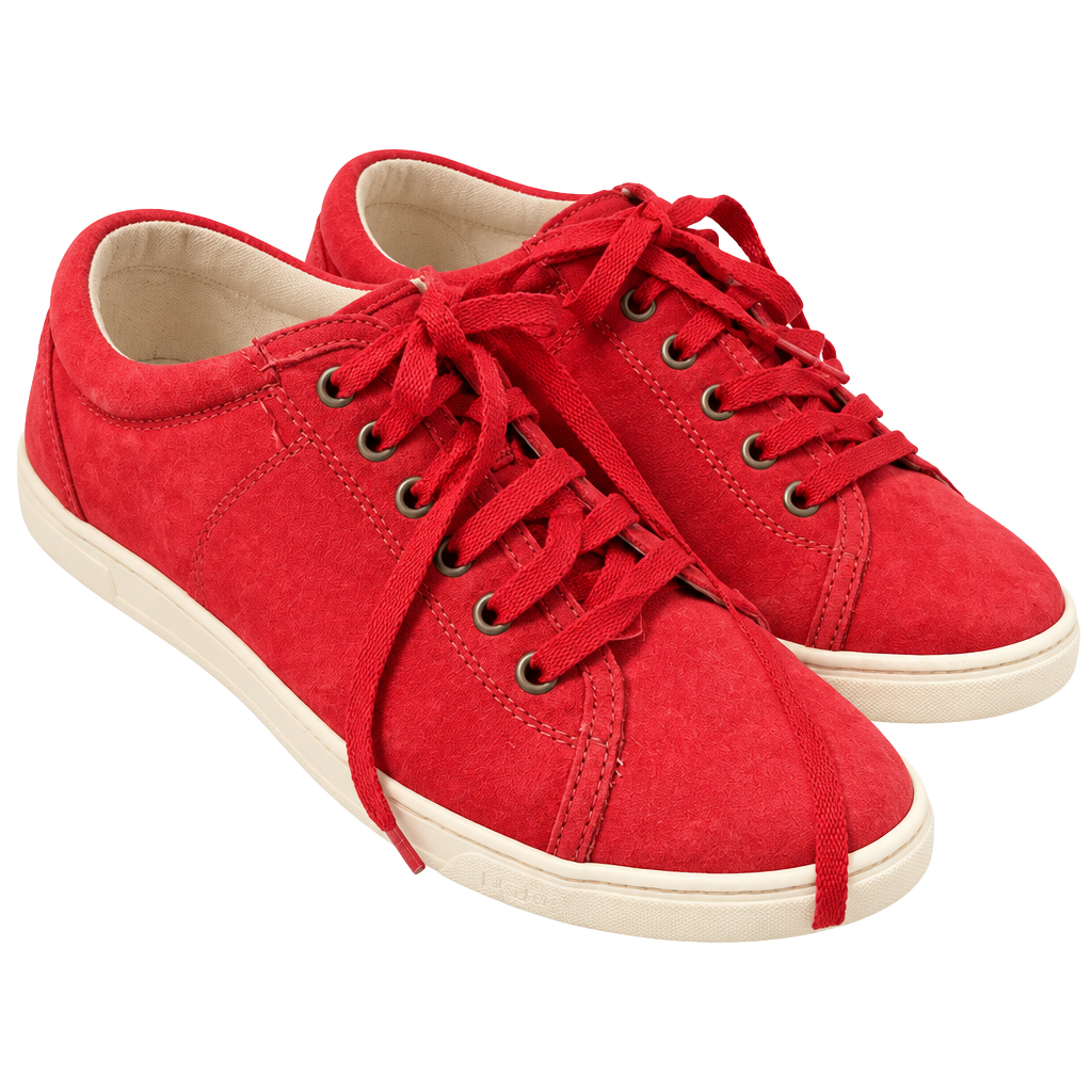 UGG Red Suede Sneakers Size 6 1