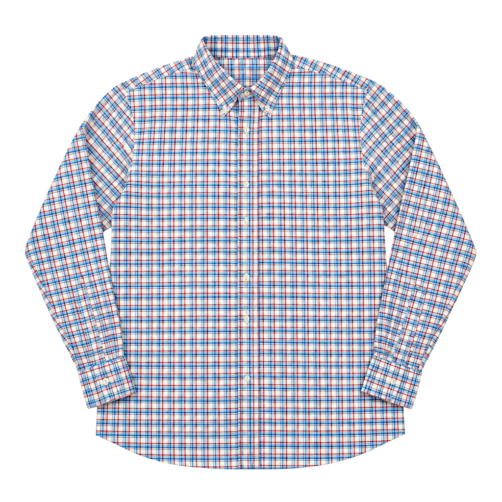 Vineyard Vines On-The-Go Performance brrrº Plaid Button Down Shirt XL 1