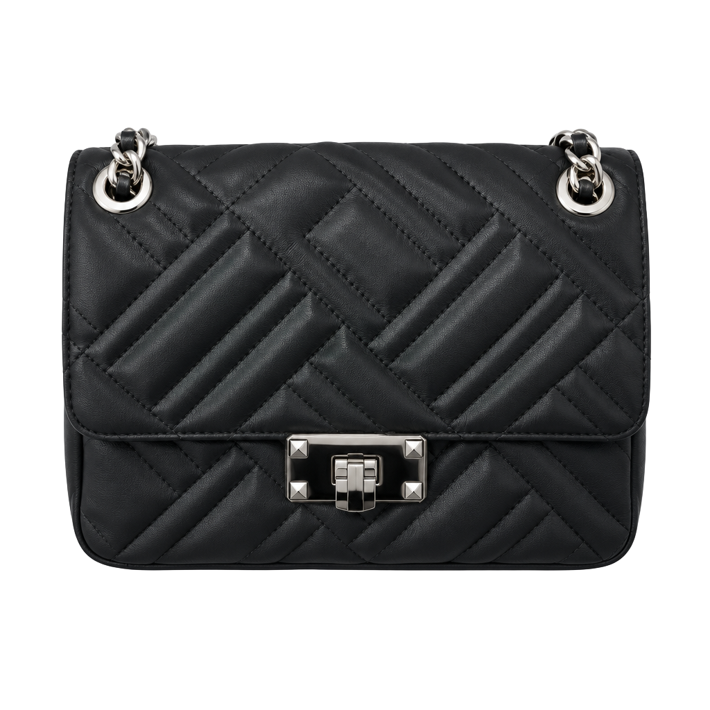 Michael Kors Black Peyton Quilted Medium 1