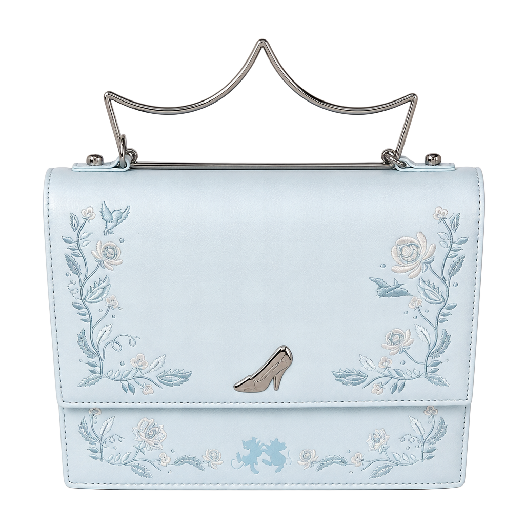 Loungefly Disney Cinderella Crown Handle Crossbody Bag 1