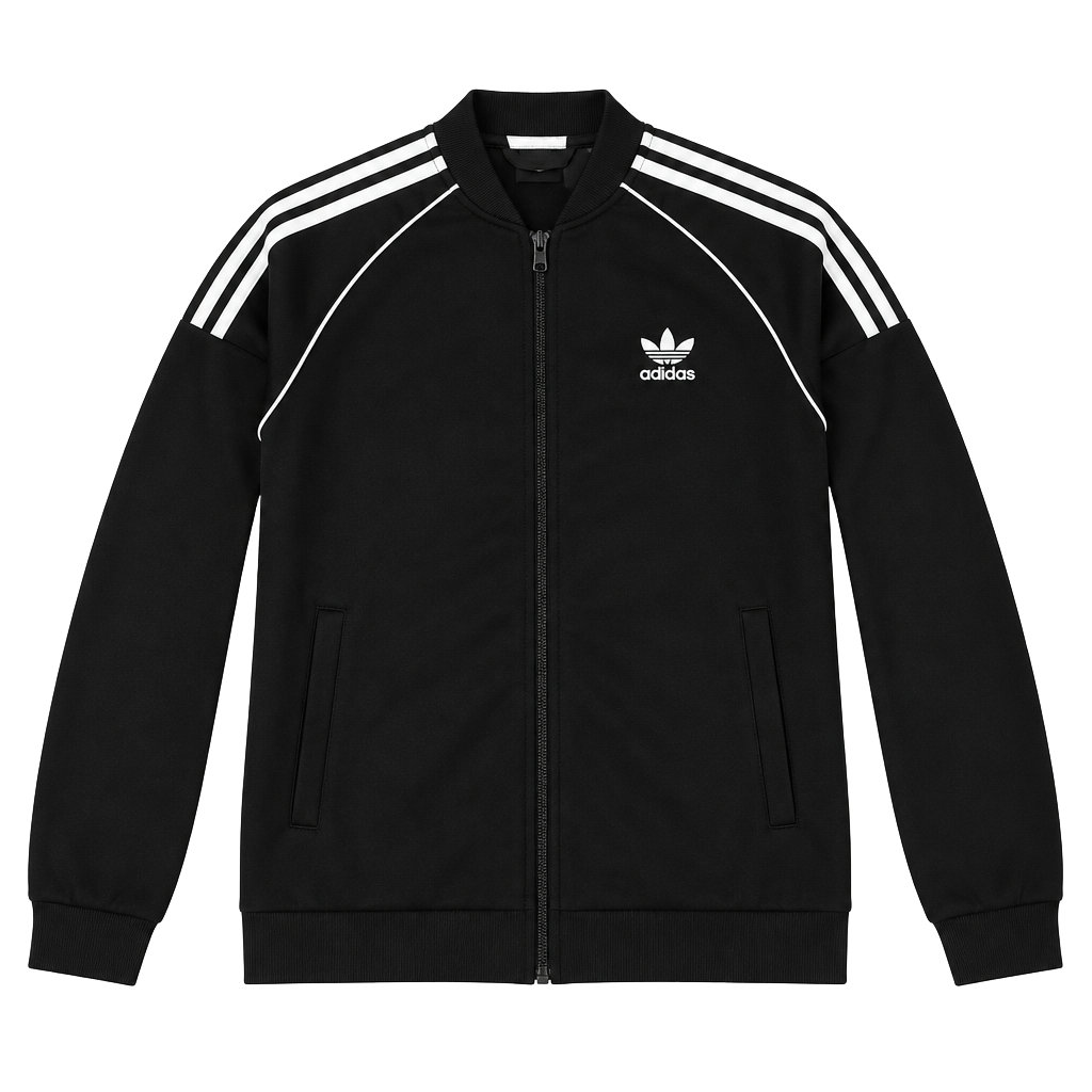 Adidas SST Track Jacket Size M Black White Originals 1