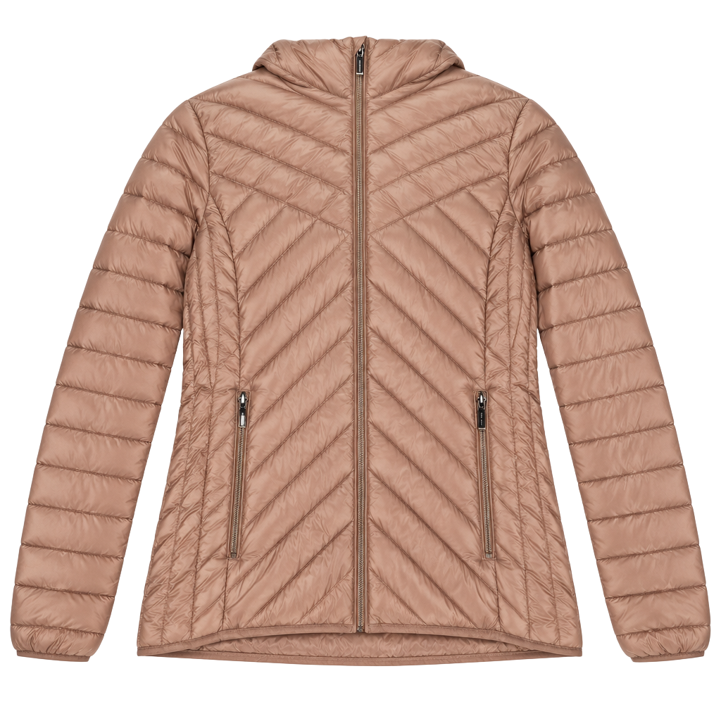 Michael Michael Kors Packable Down Fill Jacket Size S Pink 1