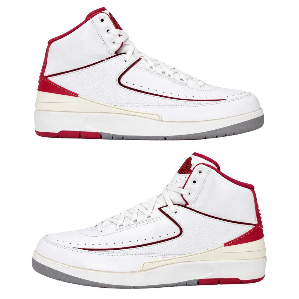 Nike Air Jordan 2 Retro Chicago Home White Red 1