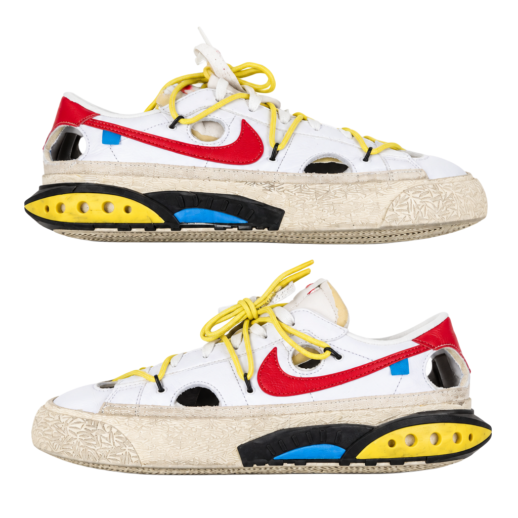 Nike Off-White x Blazer Low White University Red 1
