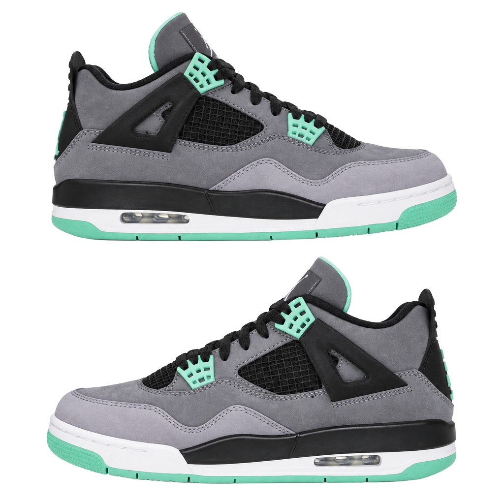 Nike Air Jordan 4 Retro Green Glow Sneakers 1