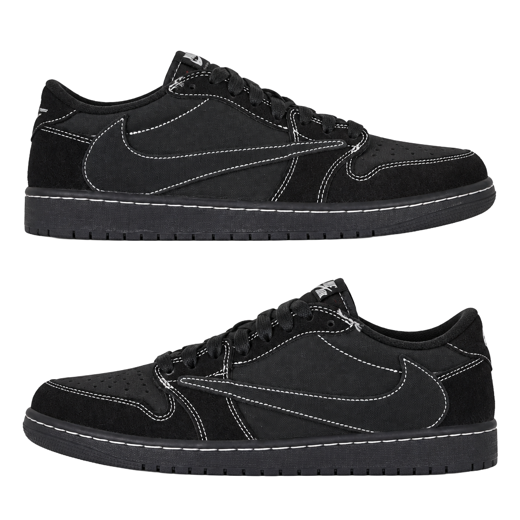 Nike Air Jordan 1 Low OG SP Travis Scott Black Phantom Size 10.5 1