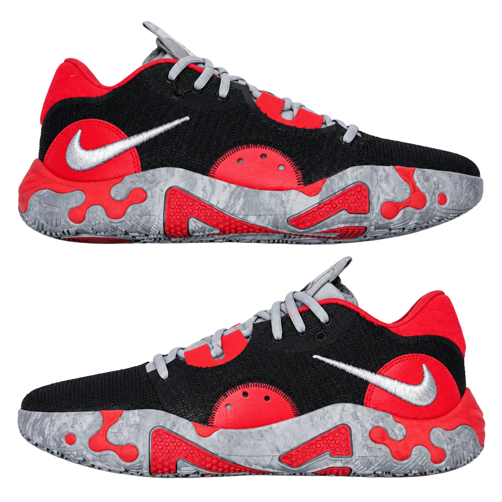 Nike PG 5 Basketball Shoes Black Red Grey 1