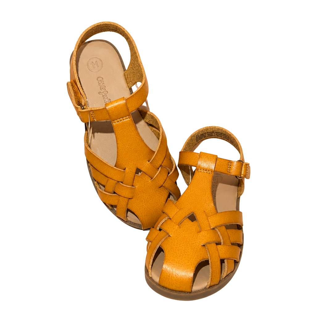 Cat & Jack Toddler Girls' Fisherman Sandals Cognac Size 11 1