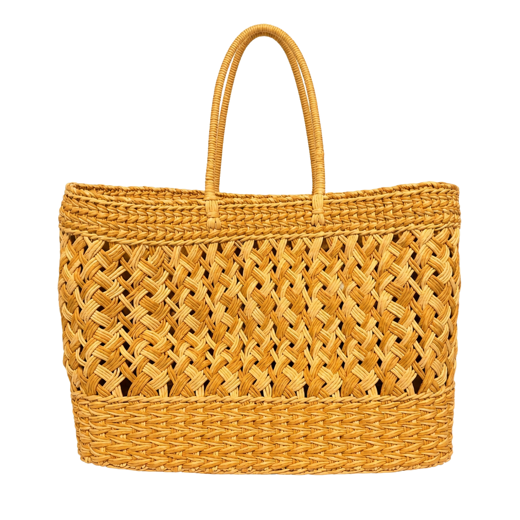 Shade & Shore Woven Straw Beach Tote Bag One Size 1