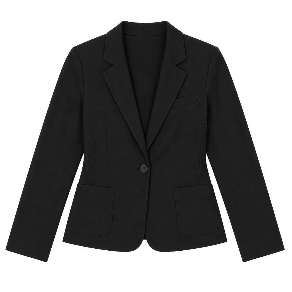 Cotton On Women's Black Single Button Blazer C80JL 1
