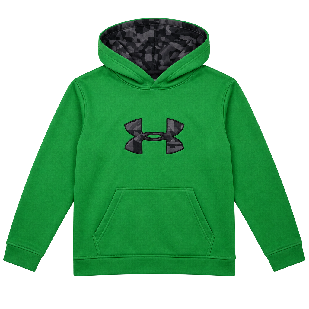Under Armour Youth XL Hoodie Green Camo 1
