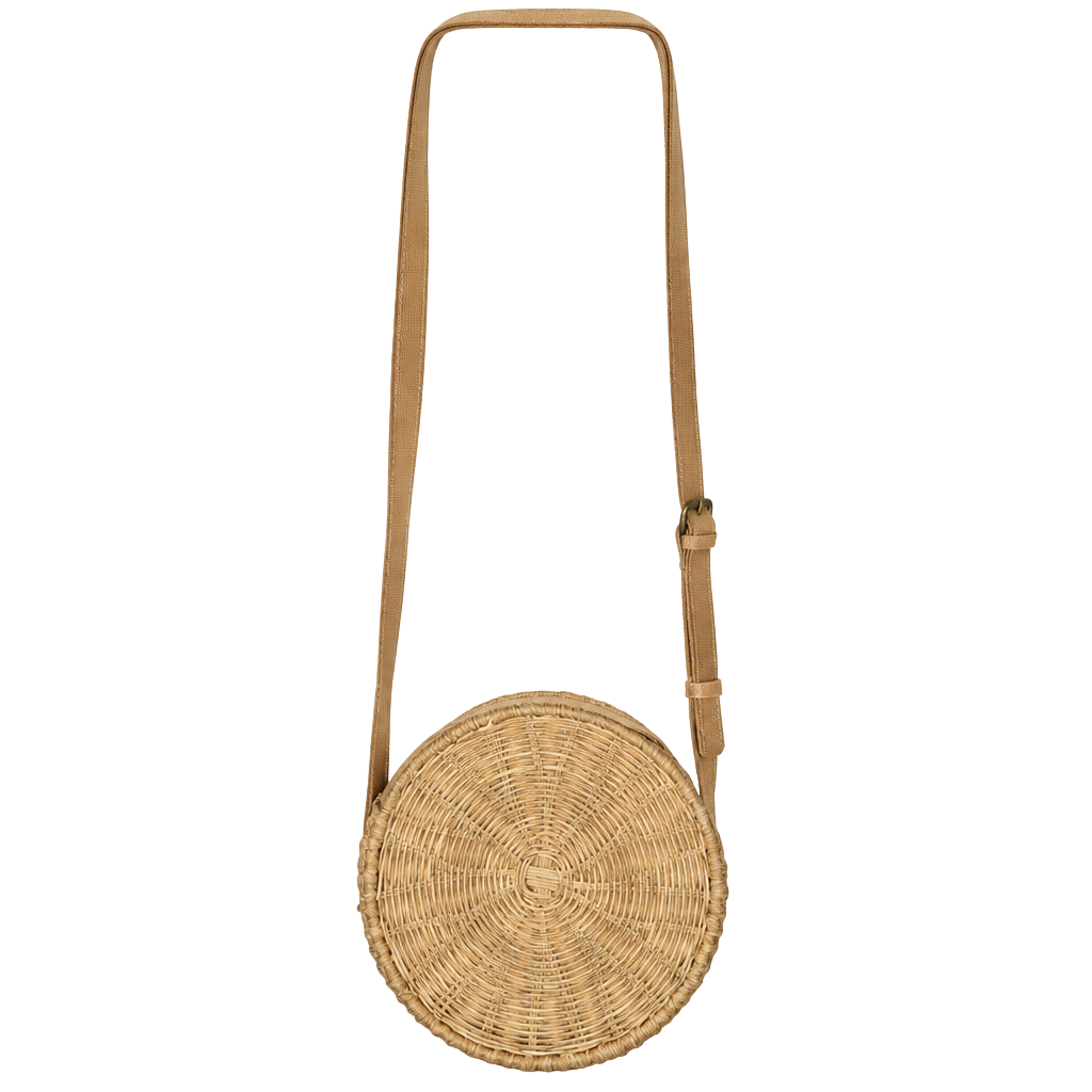 Zara Round Woven Straw Crossbody Bag 1