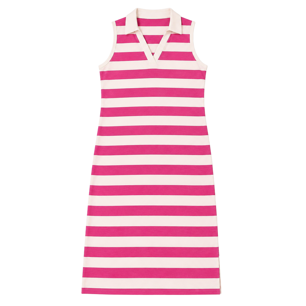 AlvaQ Womens Summer Dresses 2025 V Neck Sleeveless Casual-SIZE XL 1
