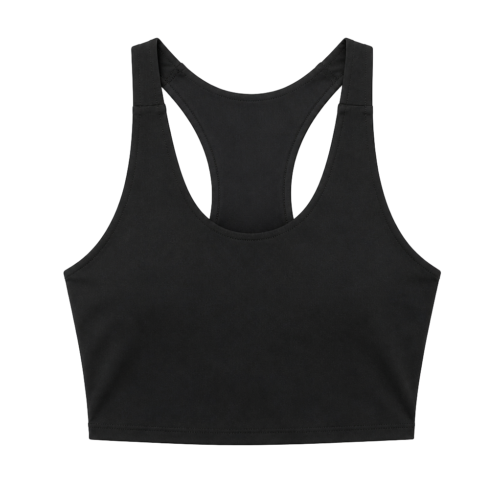 Women Criss-Cross Back Padded Workout Support Crop Tops-SIZE XS 1