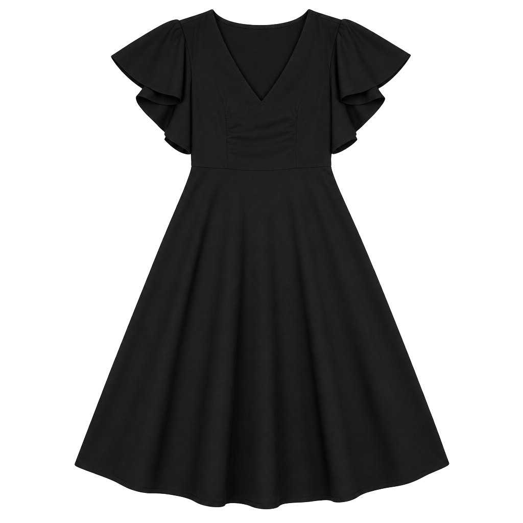 Dokotoo Women's V Neck Elegant Party Dress/SIZE XL 1