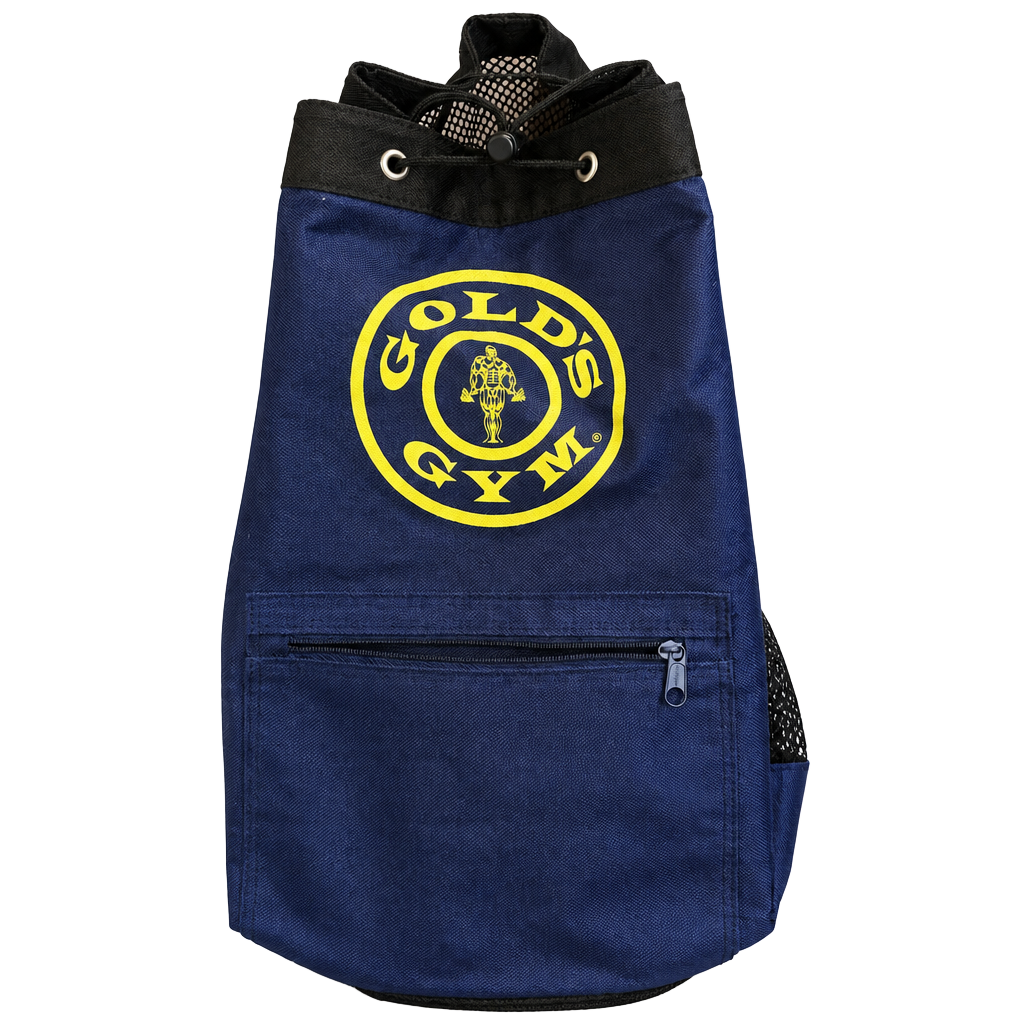 Gold's Gym Drawstring Backpack with Lower Zippered Compartment 1