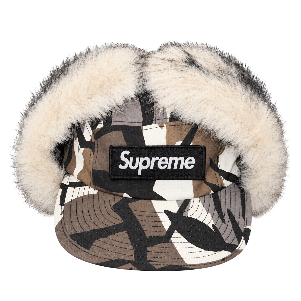 Supreme Faux Fur Trooper Hat Camo 1