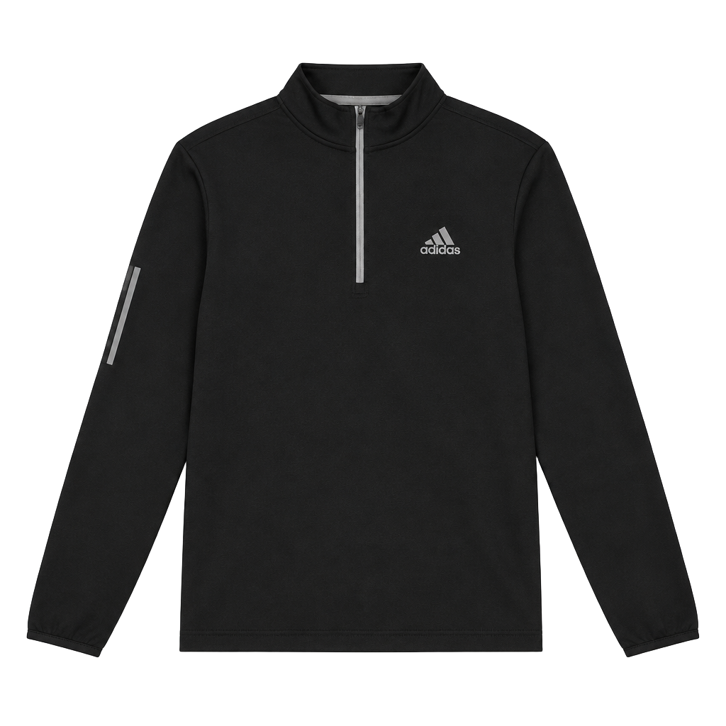 Adidas Golf 1/4 Zip Pullover Size XL Black 1