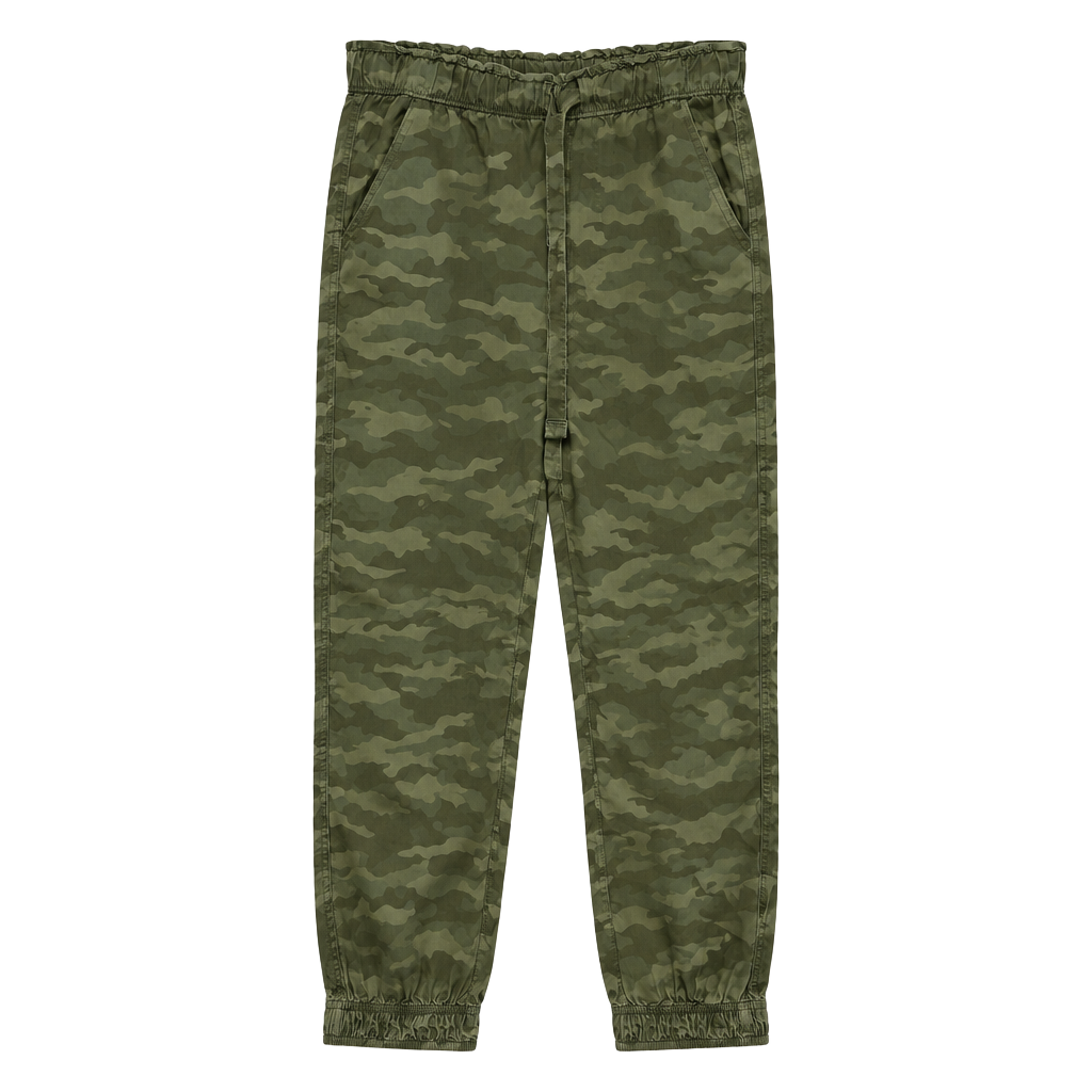 Knox Rose Camo Jogger Pants Size XXL Green Camouflage Drawstring 1
