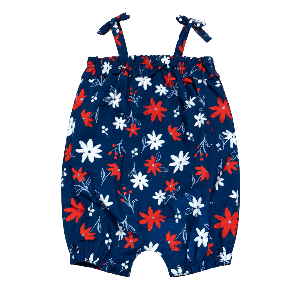 Carter's Just One You Floral Romper Size 18m Blue Red White 1