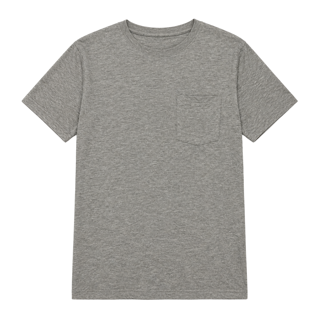 Fruit of the Loom Veteran Detailing T-Shirt Size L Gray Graphic Pocket 1
