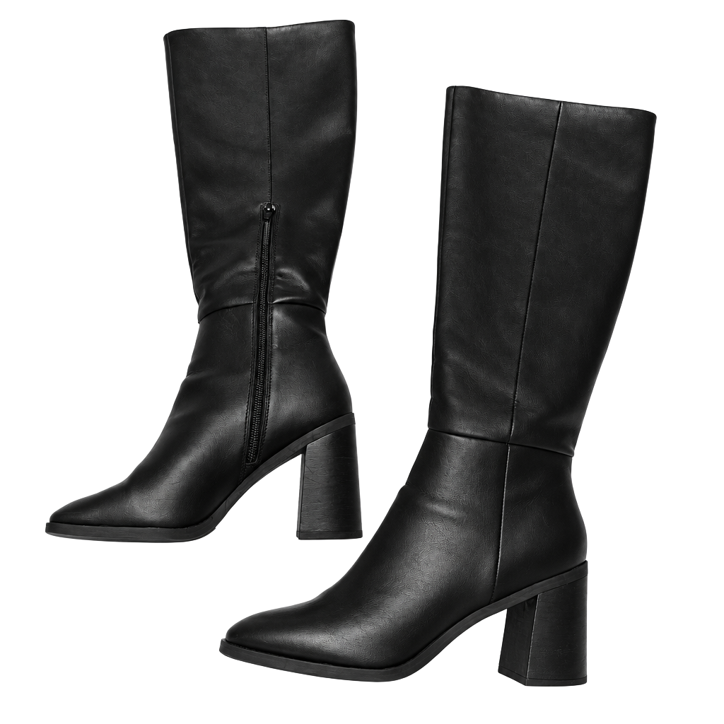 DV by Dolce Vita Flapper Wide Calf Knee High Boot Size 10 Black 1