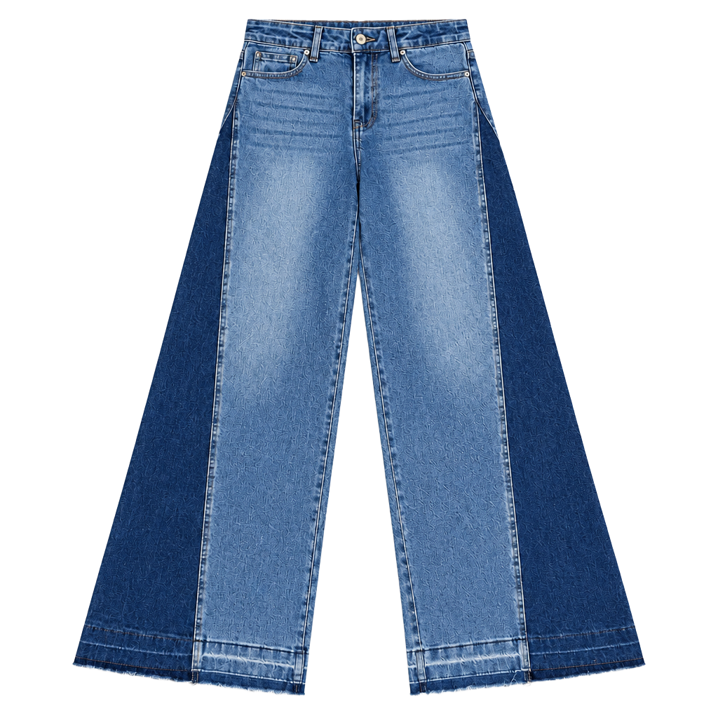 Color Block Flare Jeans Women’s Size 7 1