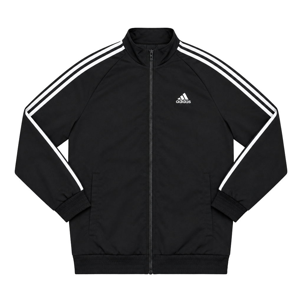 Adidas Essential Tricot Track Jacket Size XL Black 1