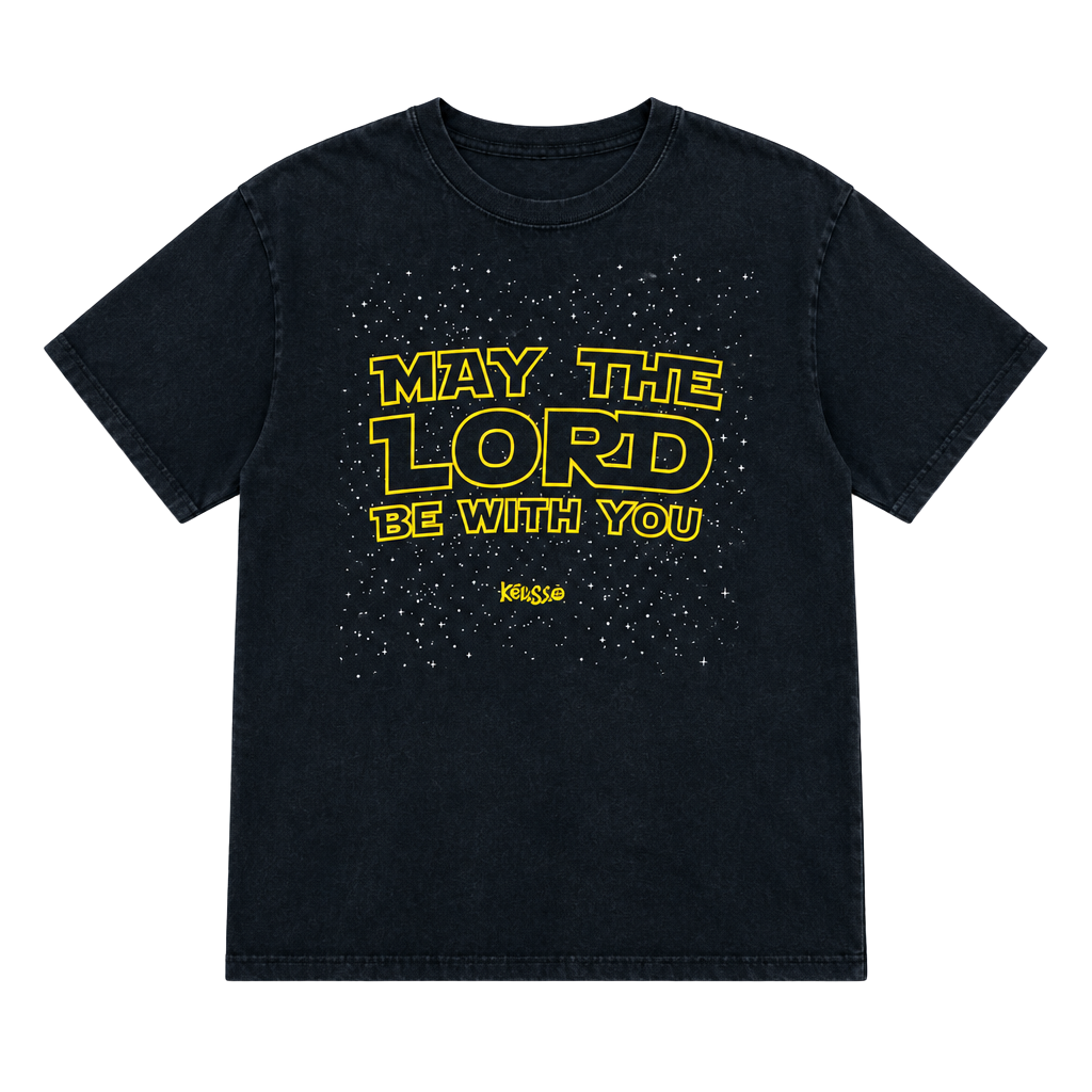 Kerusso May The Lord Be With You T-Shirt Size L Black 1