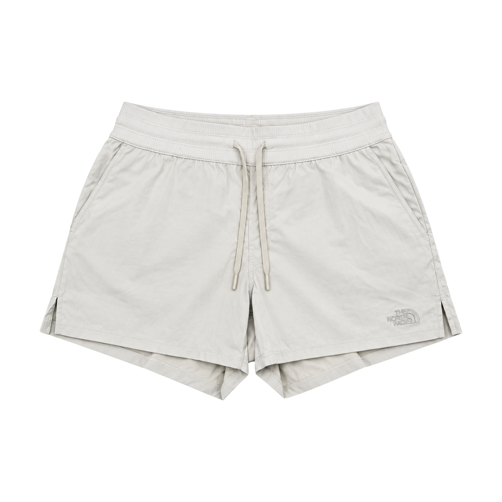 The North Face Shorts Size L Beige Drawstring Outdoor Athletic 1