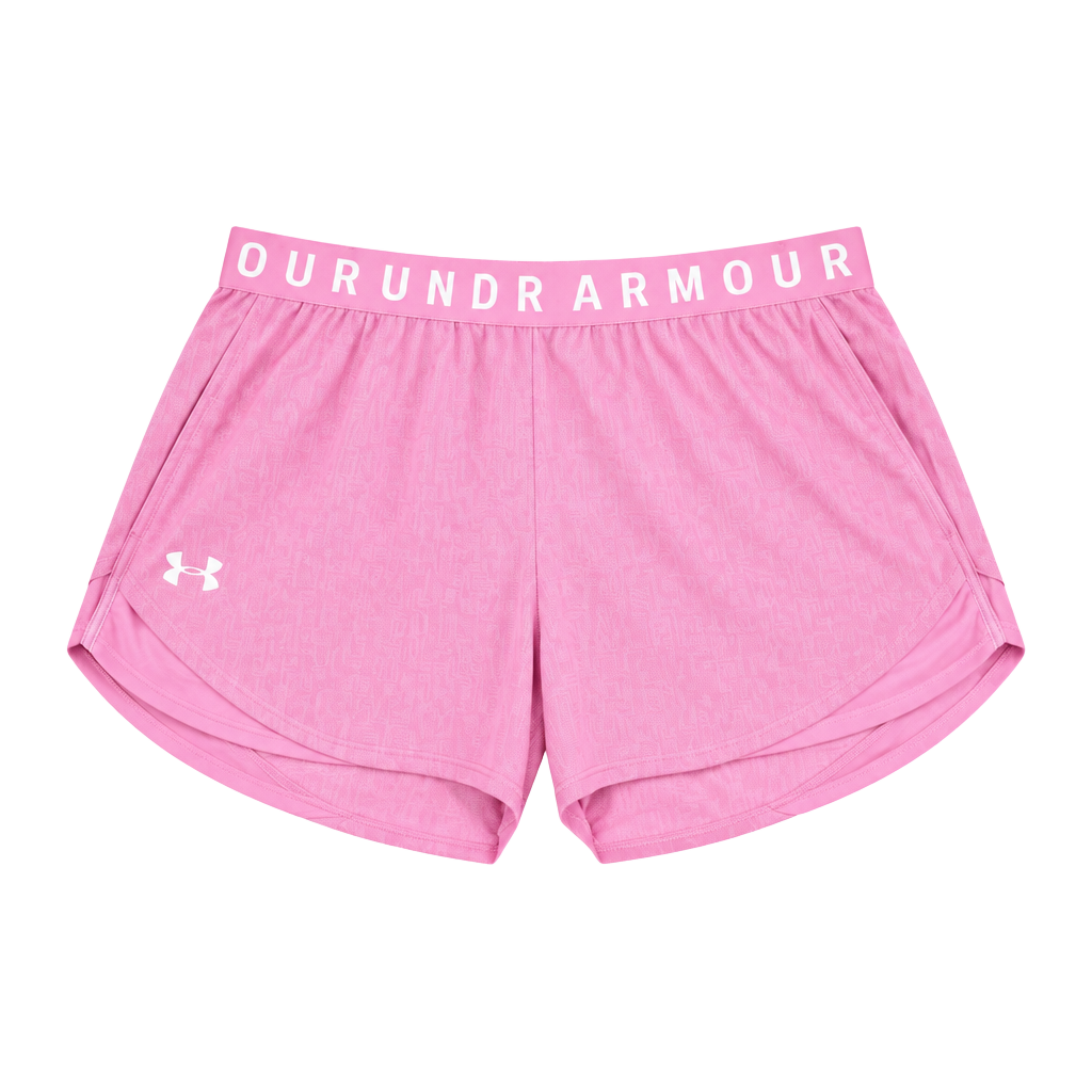 Under Armour Play Up Twist 3.0 Shorts Size LG Pink HeatGear 1