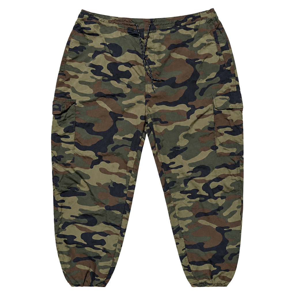 LCKR Cargo Pants Size xl Camouflage Drawstring 1
