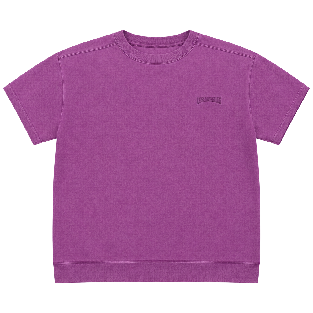 Levi Strauss & Co. Vintage Sweatshirt Size XL Purple Short Sleeve 1