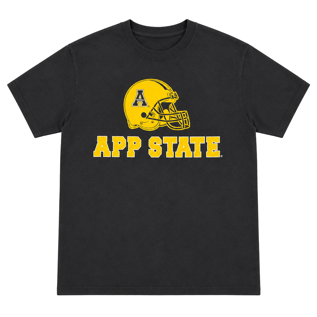 MV Sport App State T-Shirt Size M Black App State Logo 1