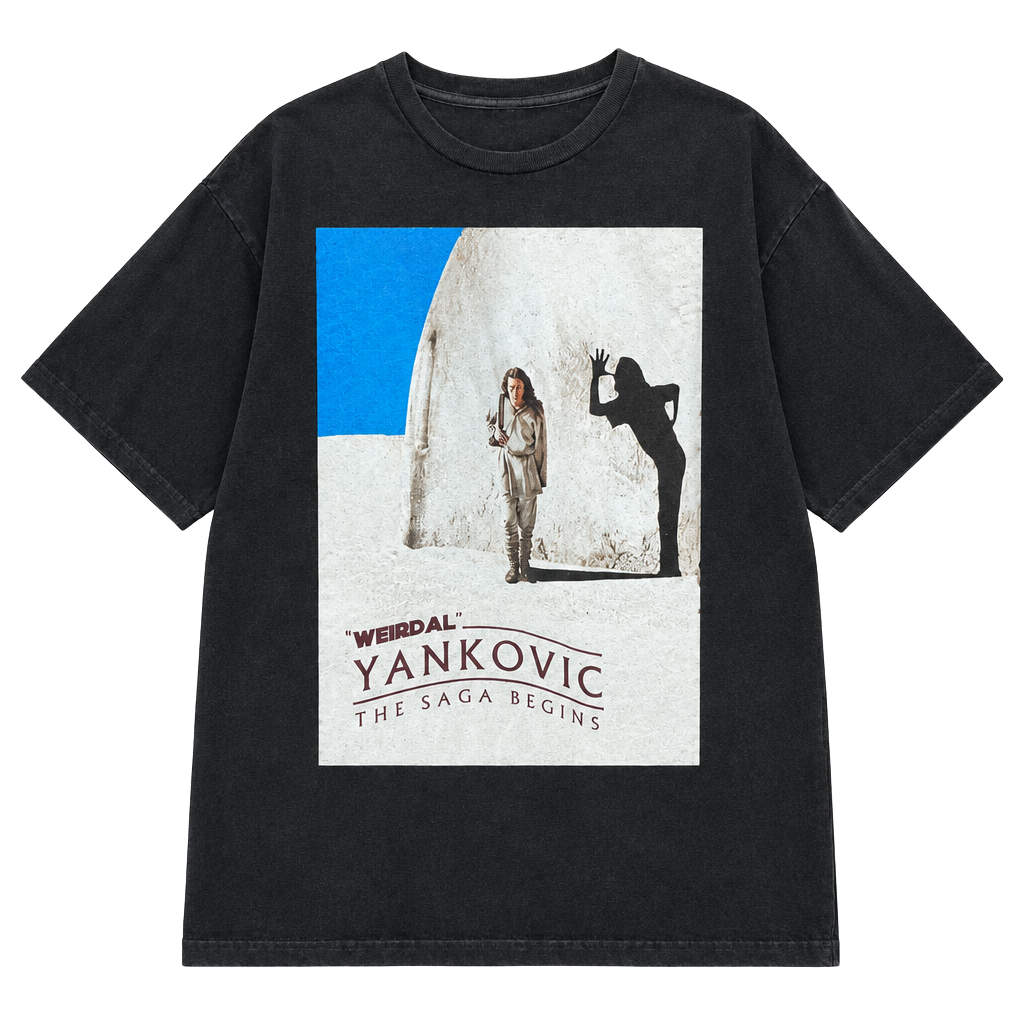 Weird Al Yankovic The Saga Begins Galactic Tour 1999 T-Shirt Black 1