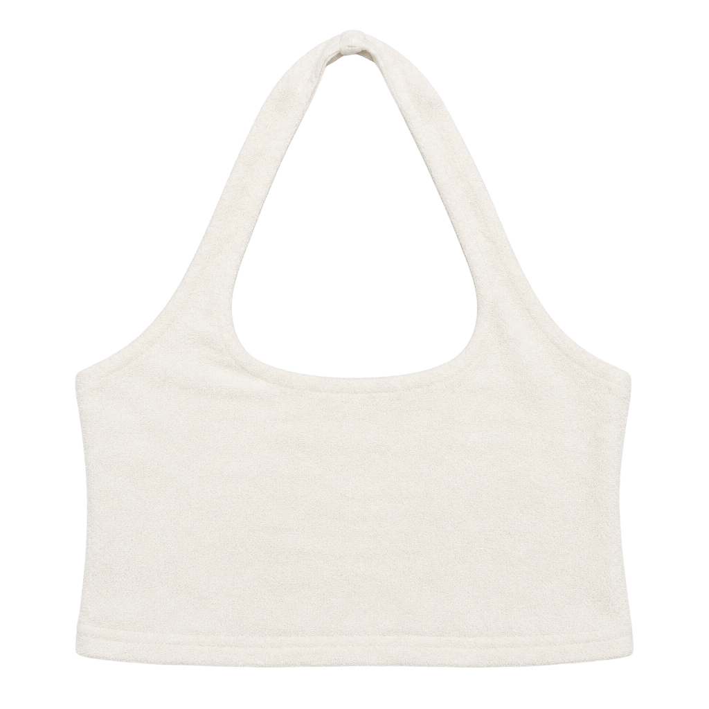 Naked, wardrobe White Halter Crop Top 1