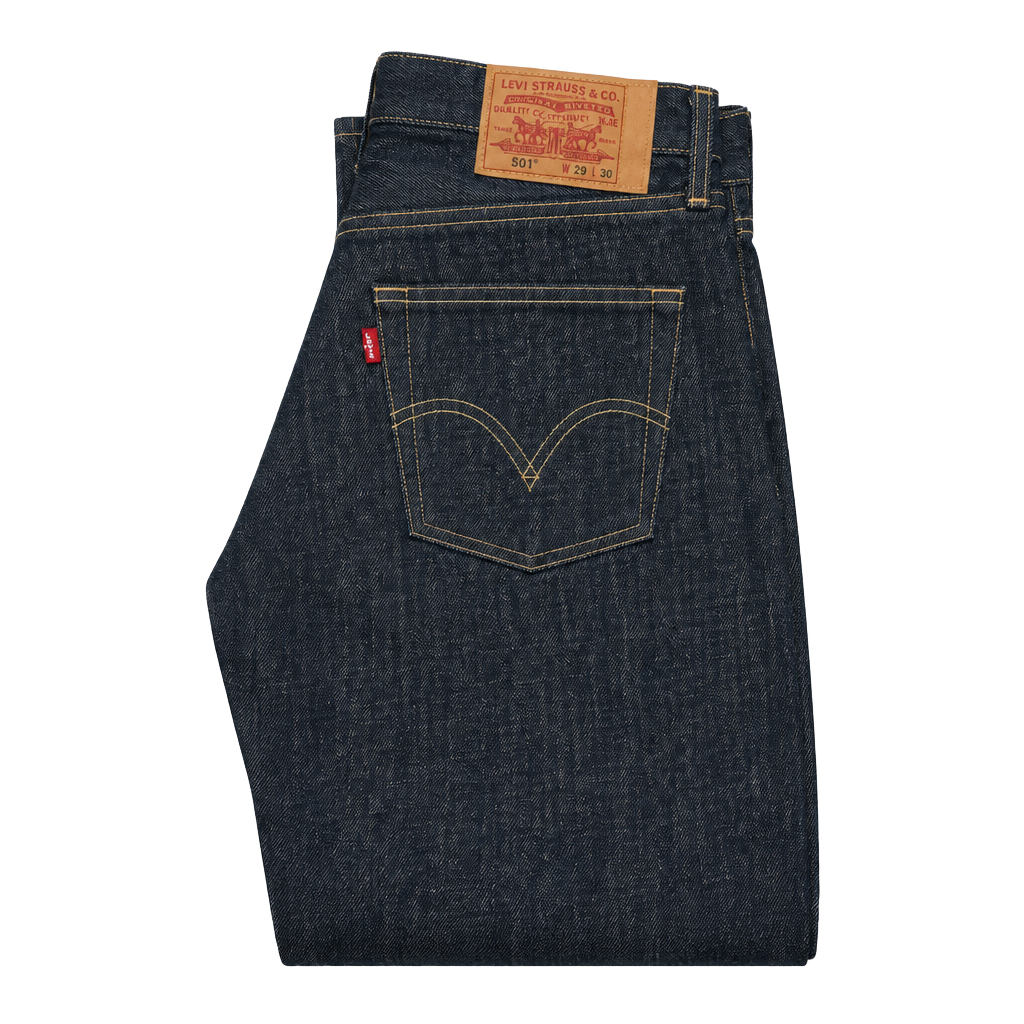 Levi's 501 Straight Leg Jeans 29x30 Dark Wash Denim 1
